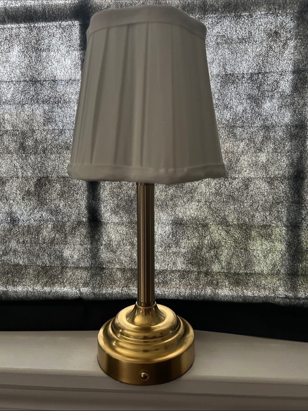 Better Homes And Gardens Gold Table Lamp with White Shade